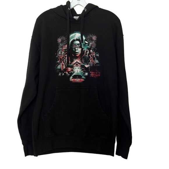 Unisex Stranger Things Netflix Black Hoody Sz.M - Picture 1 of 3